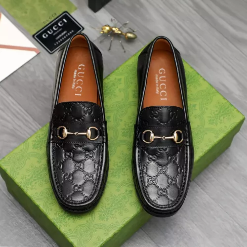 Replica Gucci Oxfords Shoes For Men #1373857 $80.00 USD for Wholesale