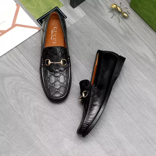 Replica Gucci Oxfords Shoes For Men #1373857 $80.00 USD for Wholesale