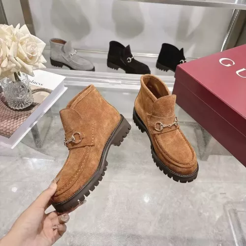 Replica Gucci Boots For Women #1374072 $125.00 USD for Wholesale