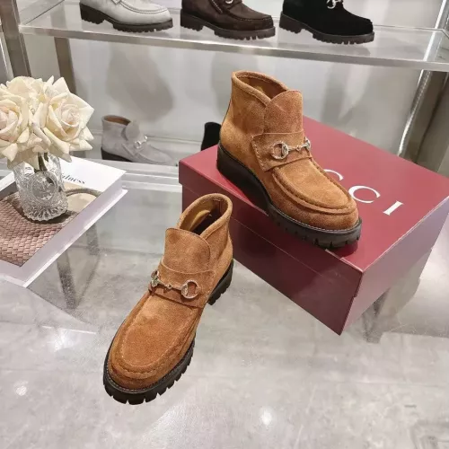 Replica Gucci Boots For Women #1374072 $125.00 USD for Wholesale