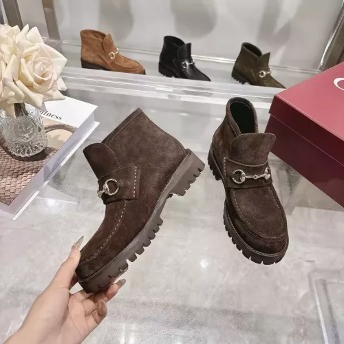 Replica Gucci Boots For Women #1374073 $125.00 USD for Wholesale