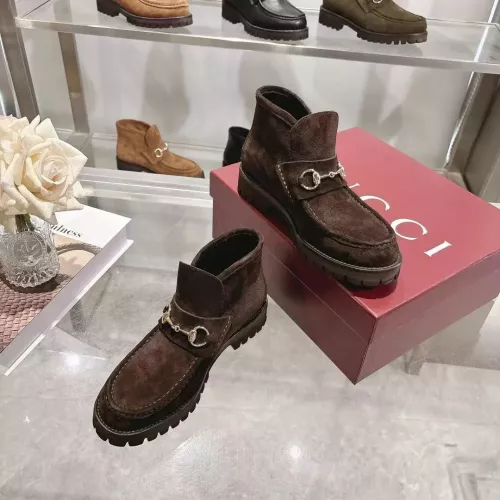 Replica Gucci Boots For Women #1374073 $125.00 USD for Wholesale