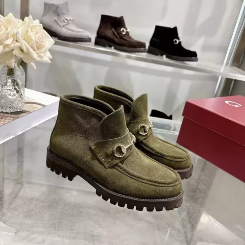 Replica Gucci Boots For Women #1374074 $125.00 USD for Wholesale