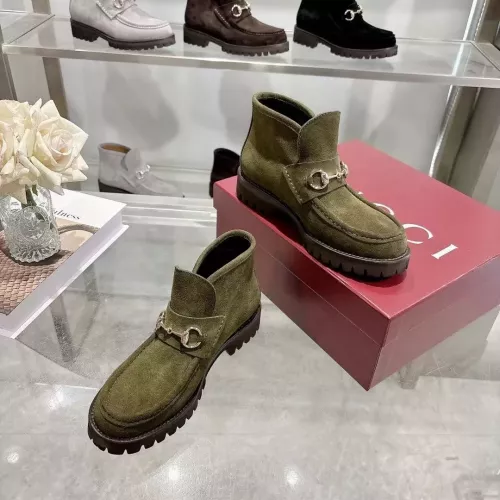Replica Gucci Boots For Women #1374074 $125.00 USD for Wholesale