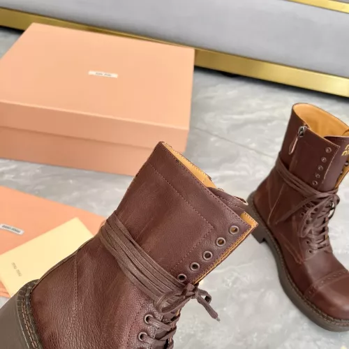 Replica MIU MIU Boots For Women #1374114 $122.00 USD for Wholesale