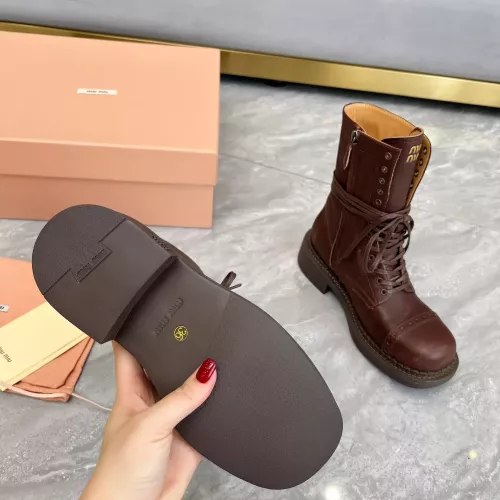 Replica MIU MIU Boots For Women #1374114 $122.00 USD for Wholesale