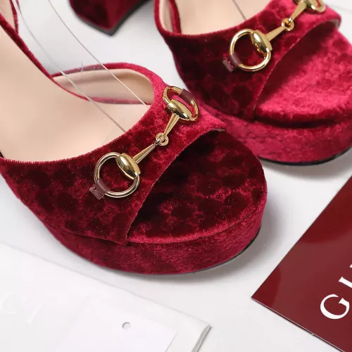 Replica Gucci Sandal For Women #1374123 $112.00 USD for Wholesale
