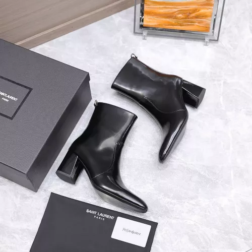 Replica Yves Saint Laurent YSL Boots For Women #1374140 $155.00 USD for Wholesale