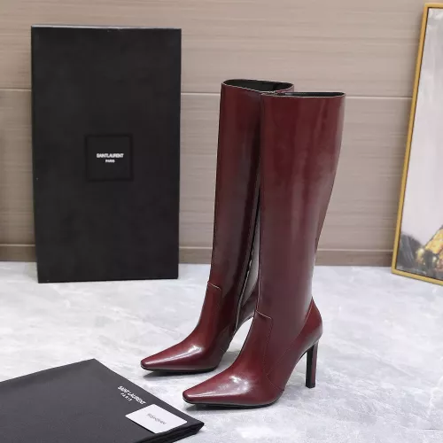 Replica Yves Saint Laurent YSL Boots For Women #1374148 $190.00 USD for Wholesale