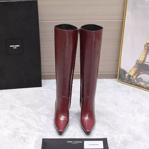 Replica Yves Saint Laurent YSL Boots For Women #1374148 $190.00 USD for Wholesale