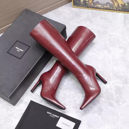 Replica Yves Saint Laurent YSL Boots For Women #1374148 $190.00 USD for Wholesale