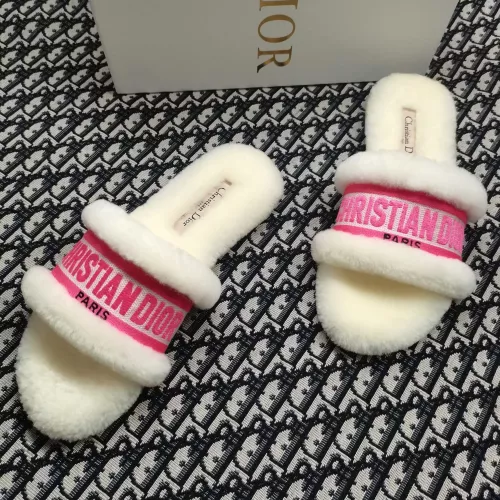 Replica Christian Dior Slippers For Women #1374185 $92.00 USD for Wholesale