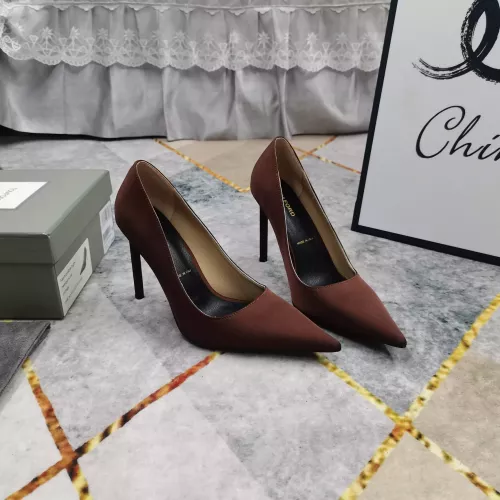 Replica Tom Ford High-Heeled Shoes For Women #1374243 $112.00 USD for Wholesale