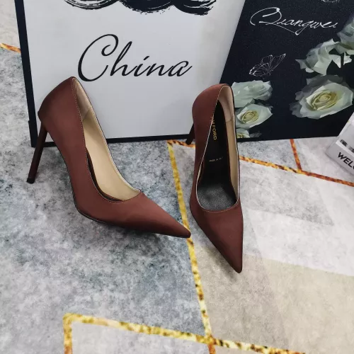 Replica Tom Ford High-Heeled Shoes For Women #1374243 $112.00 USD for Wholesale