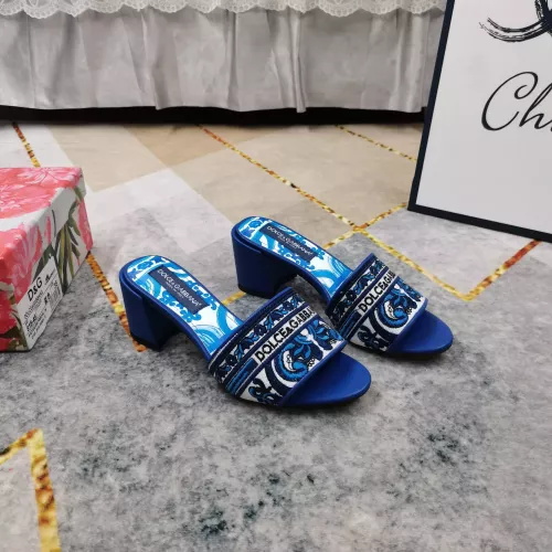 Cheap Dolce &amp; Gabbana D&amp;G Slippers For Women #1374247, $$125.00 USD On Dolce &amp; Gabbana D&amp;G Slippers