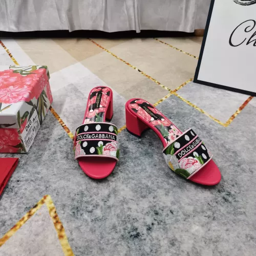 Replica Dolce & Gabbana D&G Slippers For Women #1374248 $125.00 USD for Wholesale