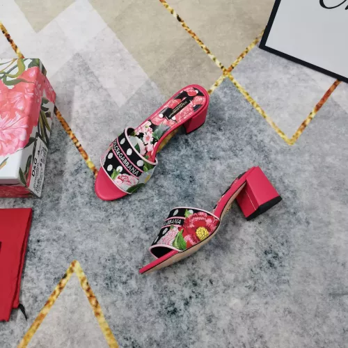 Replica Dolce & Gabbana D&G Slippers For Women #1374248 $125.00 USD for Wholesale
