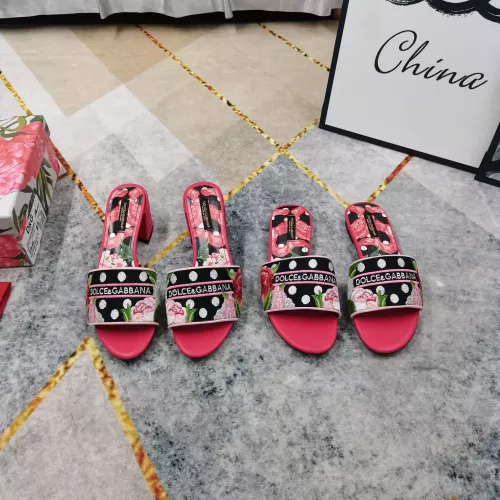Replica Dolce & Gabbana D&G Slippers For Women #1374248 $125.00 USD for Wholesale