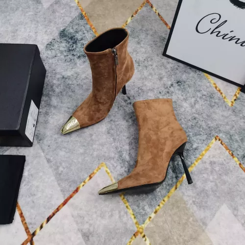 Replica Yves Saint Laurent YSL Boots For Women #1374252 $145.00 USD for Wholesale