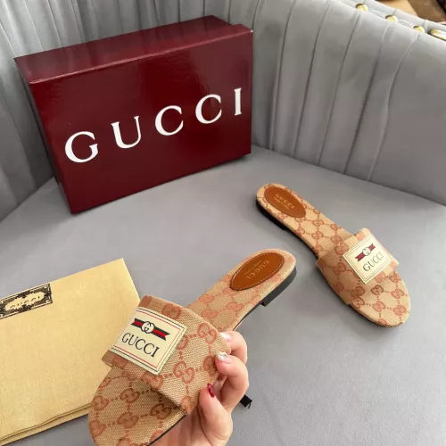 Replica Gucci Slippers For Women #1374266 $82.00 USD for Wholesale