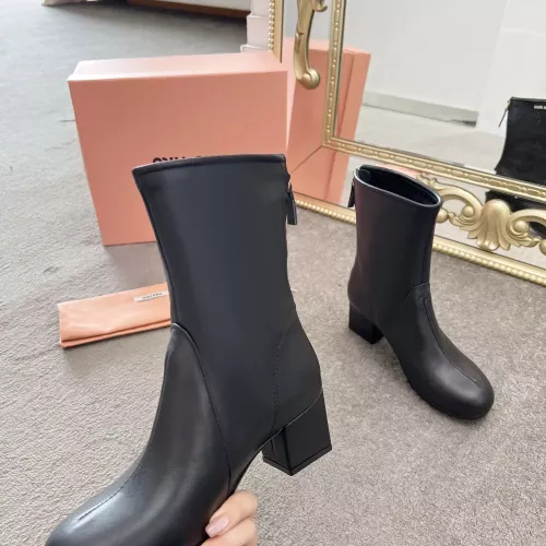Replica MIU MIU Boots For Women #1374299 $100.00 USD for Wholesale