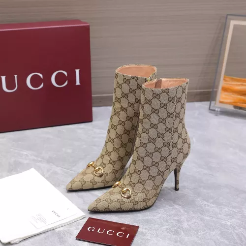 Replica Gucci Boots For Women #1374313 $135.00 USD for Wholesale