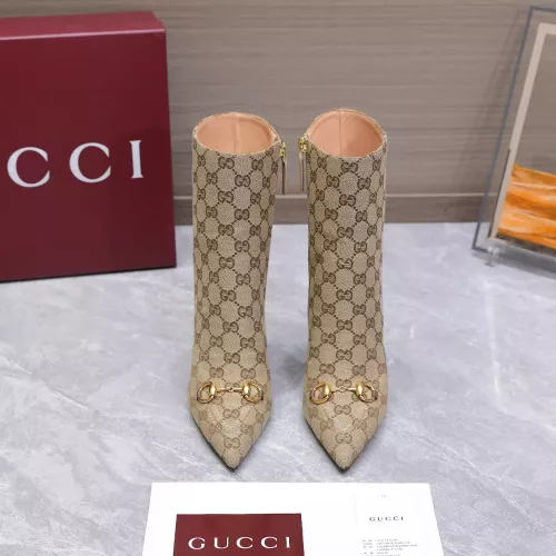 Replica Gucci Boots For Women #1374313 $135.00 USD for Wholesale