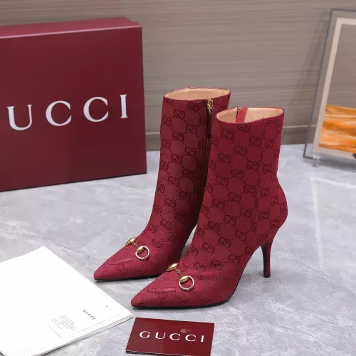 Replica Gucci Boots For Women #1374315 $135.00 USD for Wholesale