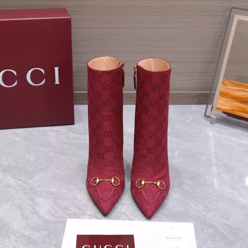 Replica Gucci Boots For Women #1374315 $135.00 USD for Wholesale