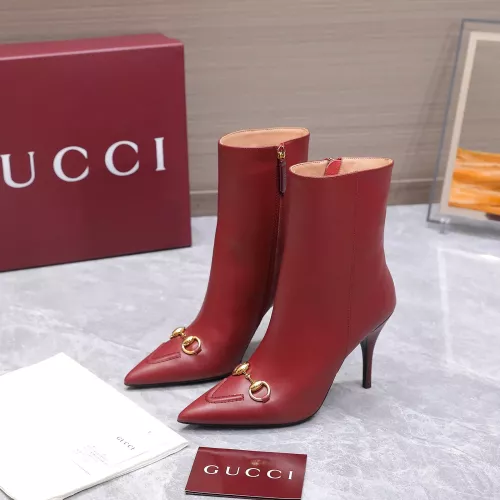 Replica Gucci Boots For Women #1374317 $135.00 USD for Wholesale