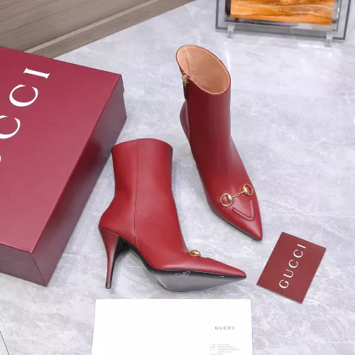 Replica Gucci Boots For Women #1374317 $135.00 USD for Wholesale