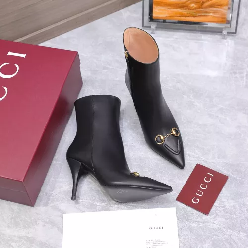 Replica Gucci Boots For Women #1374318 $135.00 USD for Wholesale