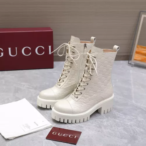 Replica Gucci Boots For Women #1374319 $155.00 USD for Wholesale