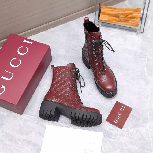 Replica Gucci Boots For Women #1374320 $155.00 USD for Wholesale
