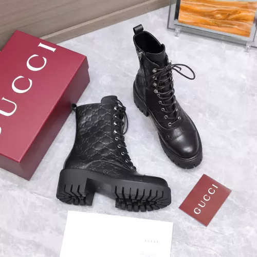 Replica Gucci Boots For Women #1374322 $155.00 USD for Wholesale