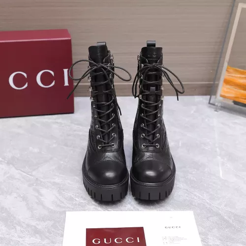 Replica Gucci Boots For Women #1374322 $155.00 USD for Wholesale