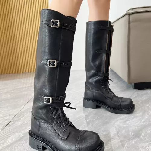 Replica MIU MIU Boots For Women #1374337 $162.00 USD for Wholesale
