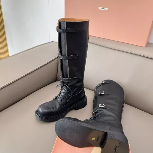 Replica MIU MIU Boots For Women #1374337 $162.00 USD for Wholesale