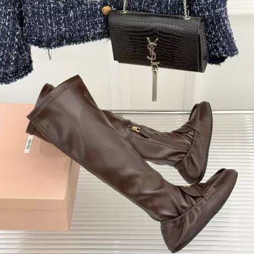 Replica MIU MIU Boots For Women #1374339 $122.00 USD for Wholesale