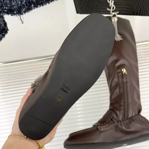 Replica MIU MIU Boots For Women #1374339 $122.00 USD for Wholesale