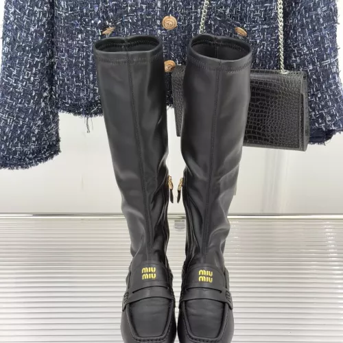 Replica MIU MIU Boots For Women #1374342 $122.00 USD for Wholesale