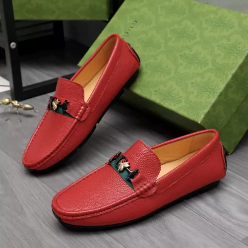 Replica Gucci Oxfords Shoes For Men #1374457 $72.00 USD for Wholesale
