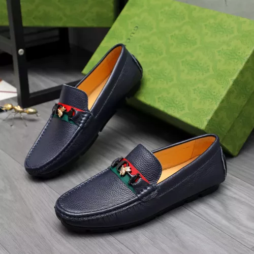 Replica Gucci Oxfords Shoes For Men #1374460 $72.00 USD for Wholesale