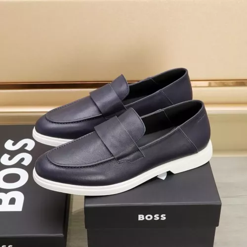 Replica Boss Leather Shoes For Men #1374477 $96.00 USD for Wholesale