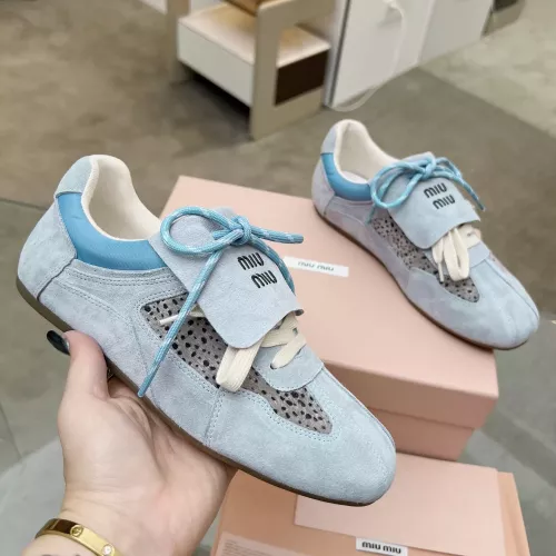 Replica MIU MIU Casual Shoes For Women #1374523 $88.00 USD for Wholesale