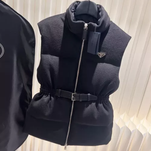 Cheap Prada Down Feather Coat Sleeveless For Women #1374572, $$170.00 USD On Prada Down Feather Coat