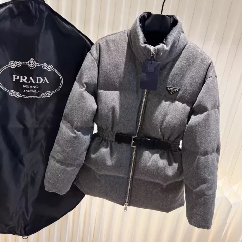 Cheap Prada Down Feather Coat Long Sleeved For Women #1374573, $$202.00 USD On Prada Down Feather Coat