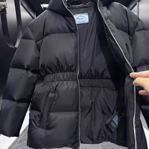 Replica Prada Down Feather Coat Long Sleeved For Women #1374575 $225.00 USD for Wholesale