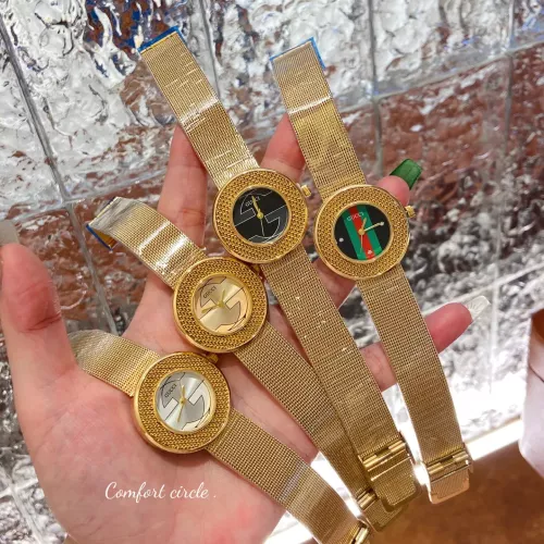 Replica Gucci Watches In Gold #1374604 $29.00 USD for Wholesale