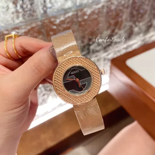 Cheap Gucci Watches In Rose Gold #1374606, $$29.00 USD On Gucci Watches